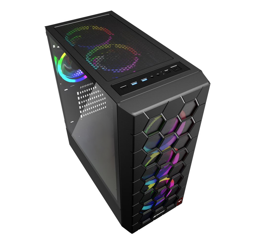 Pcman Game PC Hexagon - i5-13400F - RTX 4060 - 16 GB geheugen - 480 GB SSD - Windows 11 Pro