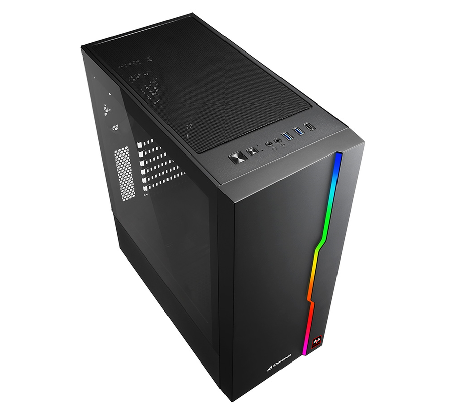 Pcman Game PC Slider - AMD 5 5500 - RTX 5060 - 16 GB geheugen - 480 GB SSD - Windows 11 Pro