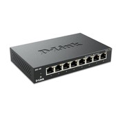 D-LINK D-Link DGS-108 | Unmanaged Switch | Gigabit Ethernet (10/100/1000) | Zwart