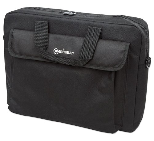 OEM Manhattan London notebooktas 39,6 cm (15.6") Aktetas Zwart
