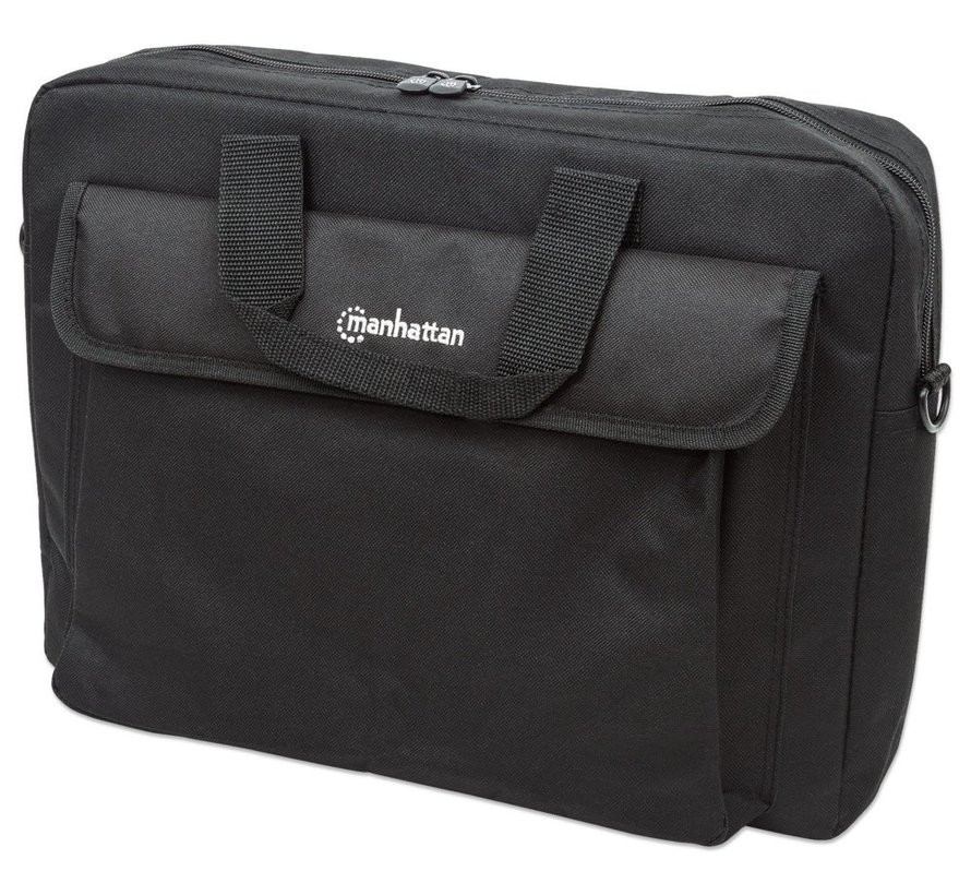 Manhattan London notebooktas 39,6 cm (15.6") Aktetas Zwart