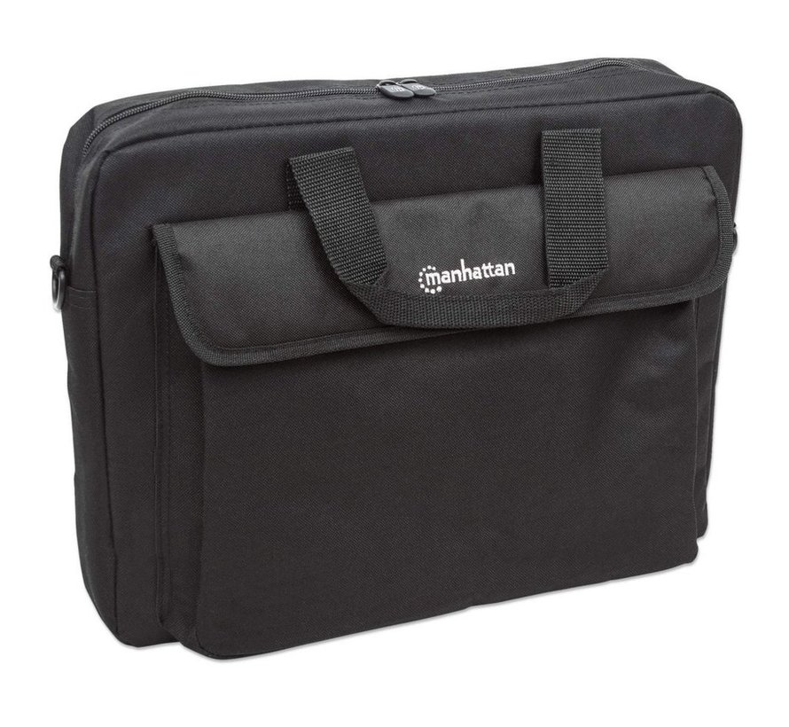 Manhattan London notebooktas 39,6 cm (15.6") Aktetas Zwart