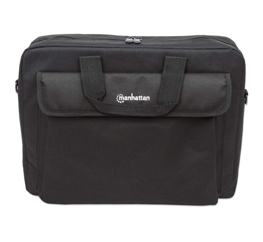 Manhattan London notebooktas 39,6 cm (15.6") Aktetas Zwart