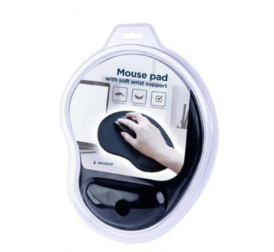 MP-ERGO-01 | Ergonomische Muismat | Zwart