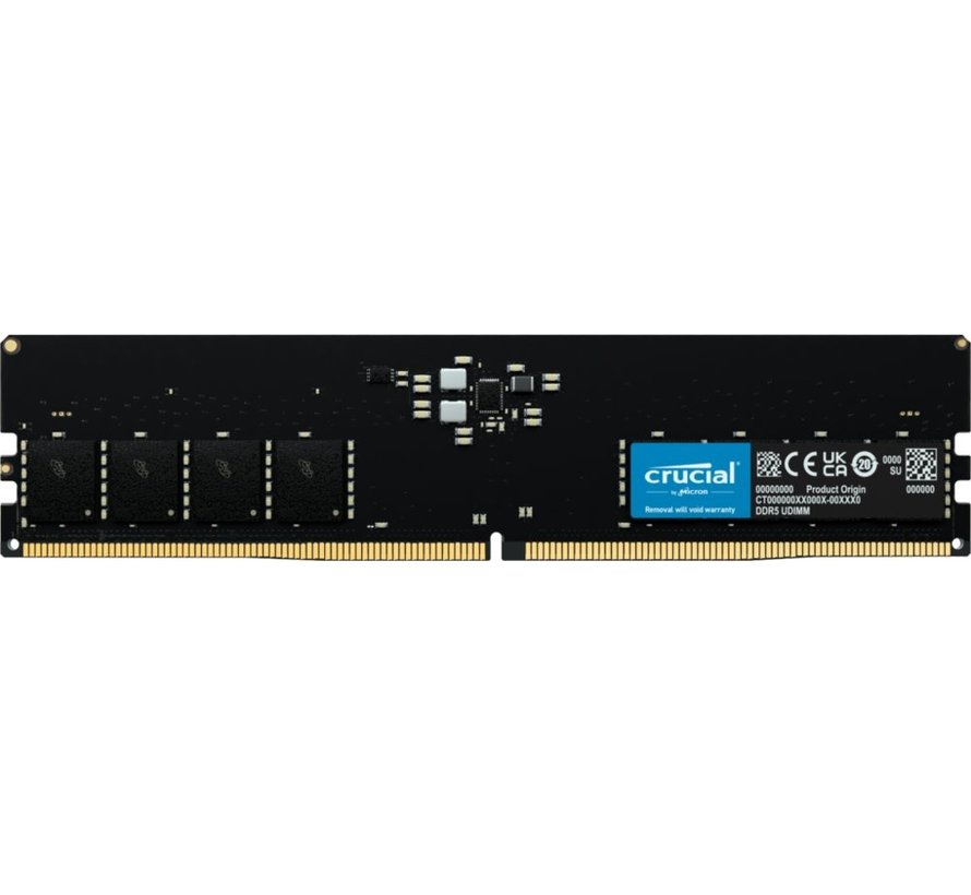 | 1x16GB DDR5 | 4800MHz | DIMM | CL40 | Geheugenmodule | RAM