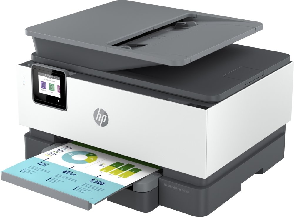 delen Wonen Merchandising Hewlett Packard HP OfficeJet Pro HP 9010e All-in-One-printer, Kleur, Printer  voor Kleine kantoren, Printen, kopiëren, scannen, faxen, HP+; Geschikt voor  HP Instant In - Pcman