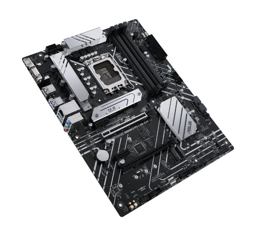 ASUS PRIME B660-PLUS D4 | Socket LGA 1700 | Intel B660 | 4xDDR4 | ATX | Moederbord