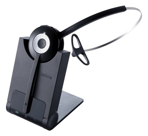 Jabra Pro 920 | Draadloze On-ear Mono Headset | Oplaadstation | Zwart