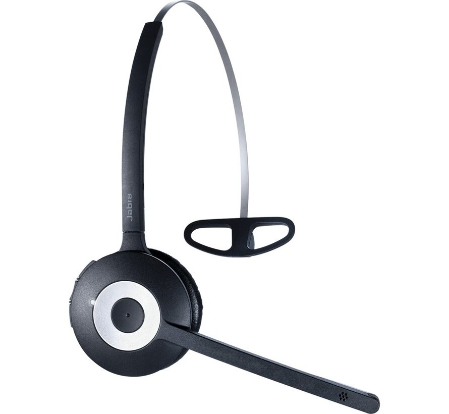 Pro 920 | Draadloze On-ear Mono Headset | Oplaadstation | Zwart