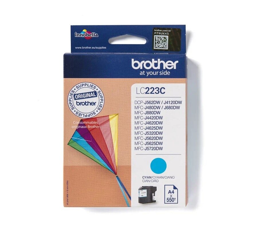LC-223C | Originele Cyaan Inktcartridge | 1 Stuk