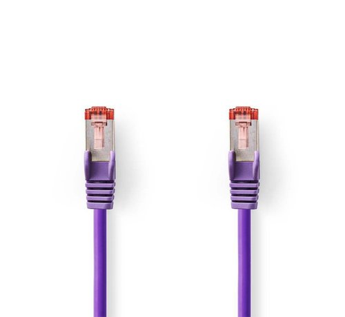 Nedis S/FTP Cat 6 Netwerkkabel | 2 m | Violet