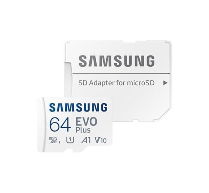 EVO Plus | MicroSDXC | 64GB | Class 10 | UHS-I U3