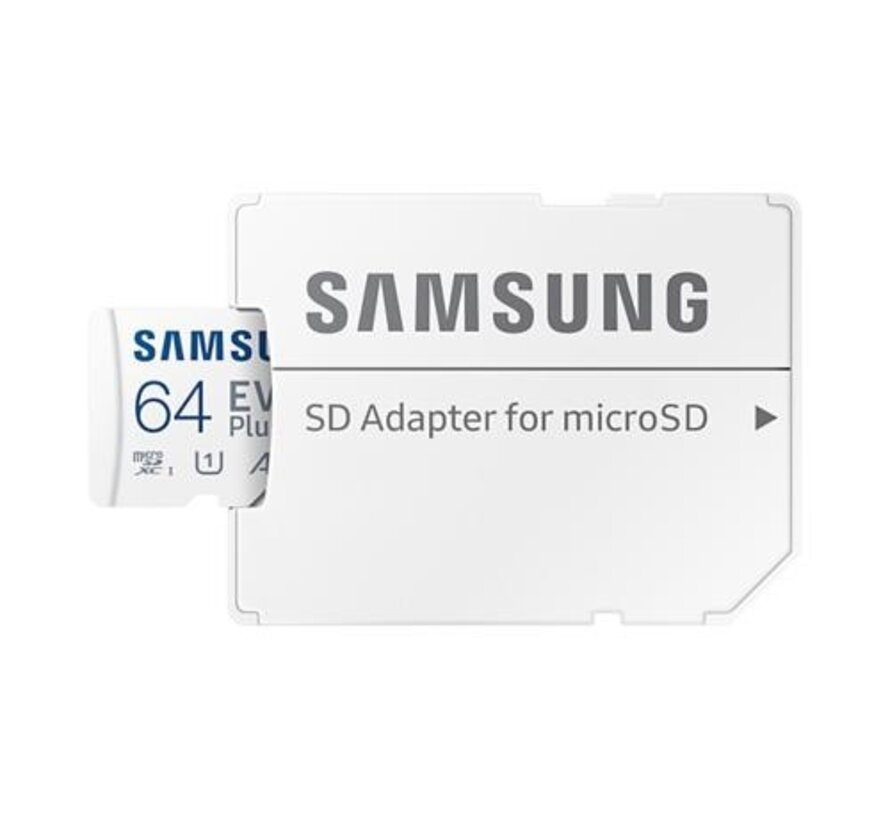 EVO Plus | MicroSDXC | 64GB | Class 10 | UHS-I U3