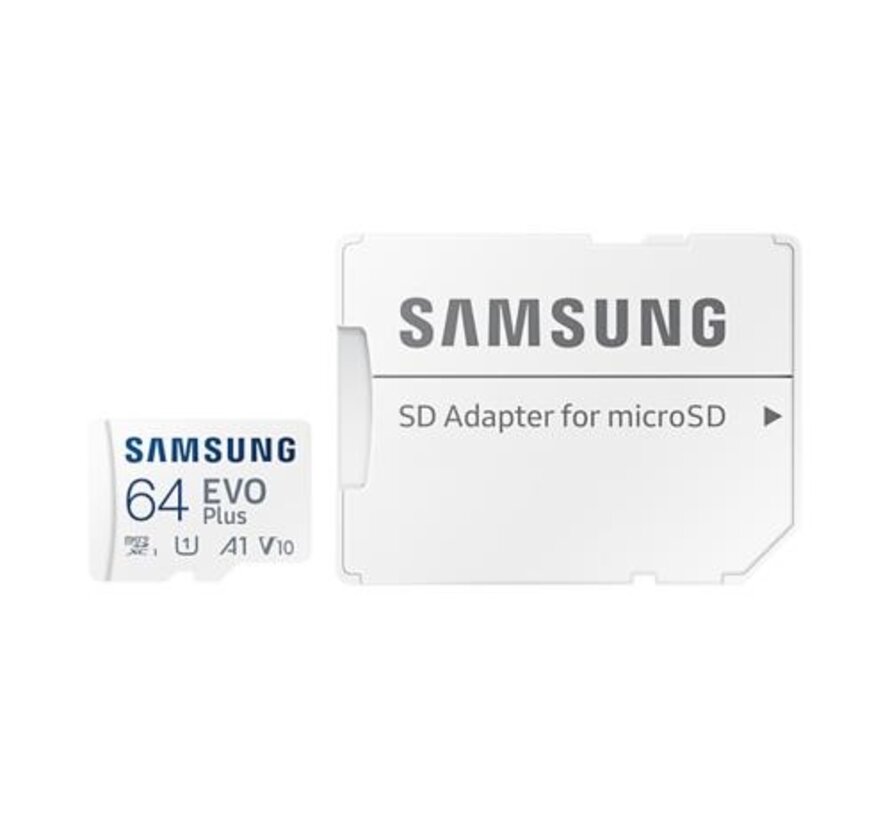 EVO Plus | MicroSDXC | 64GB | Class 10 | UHS-I U3