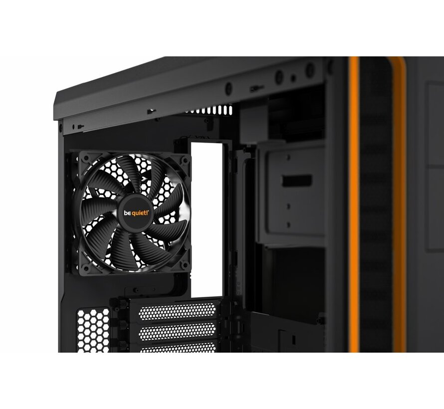 Pure Base 600 Window | Midi Tower Case | Zwart/Oranje