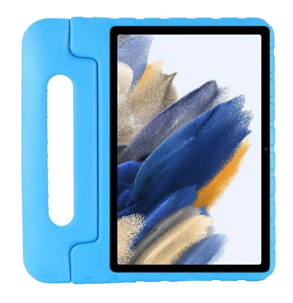 fictie Alert Extreem OEM Kinder Tablethoes met Handvat Blauw voor Samsung Galaxy Tab A8 - Pcman
