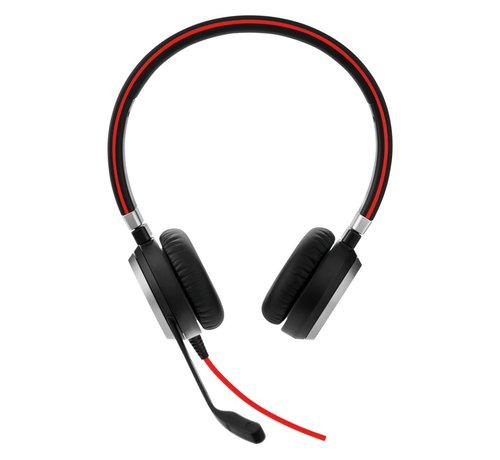 Jabra Evolve 40MS | Bedrade On-ear Stereo Headset | 3.5mm | Zwart