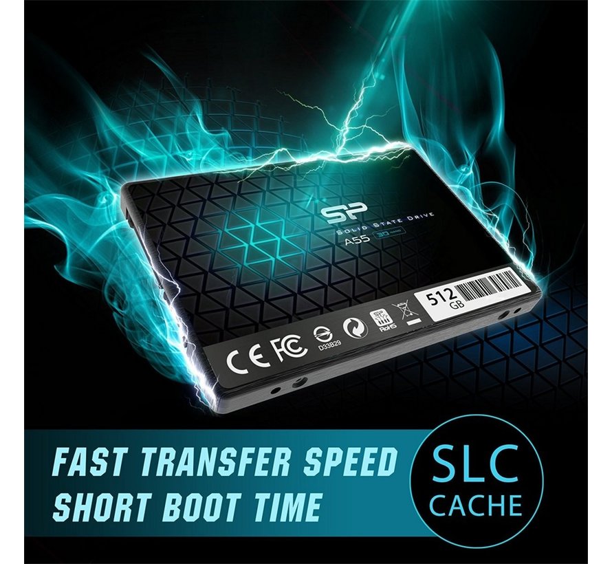 A55 | 512GB SATA SSD | 2.5'' | 560MB/s