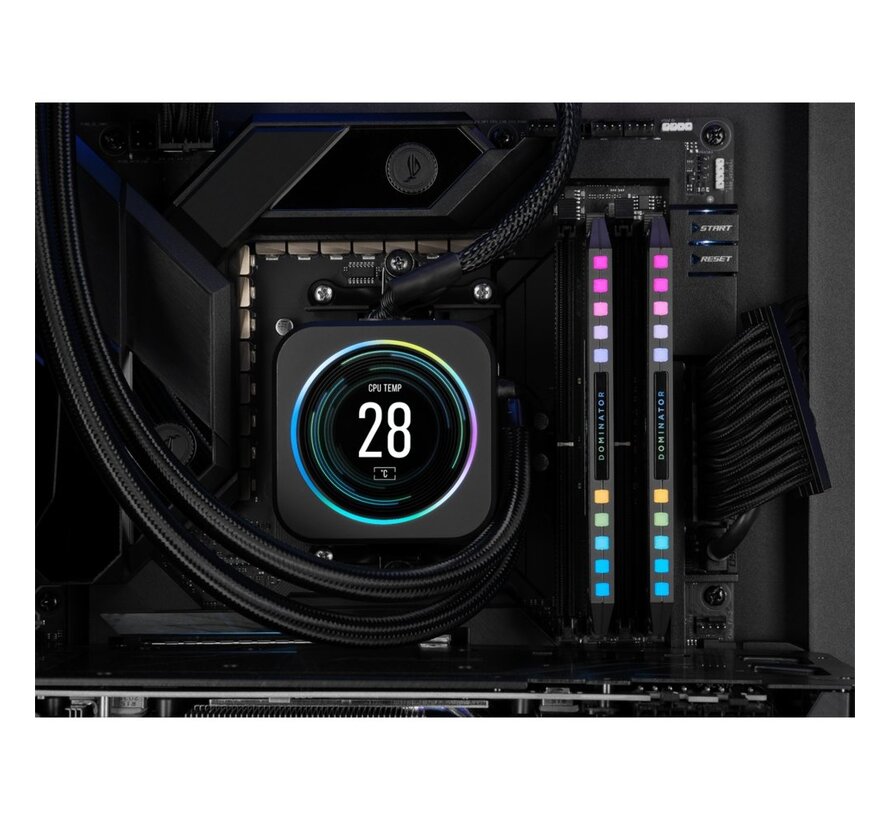 Dominator Platinum RGB | 32GB 2x16GB DDR5 | 5600MHz | DIMM | CL36 | Geheugenmodule | RAM
