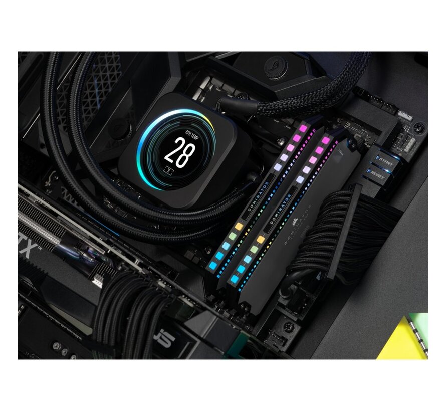 Dominator Platinum RGB | 32GB 2x16GB DDR5 | 5600MHz | DIMM | CL36 | Geheugenmodule | RAM