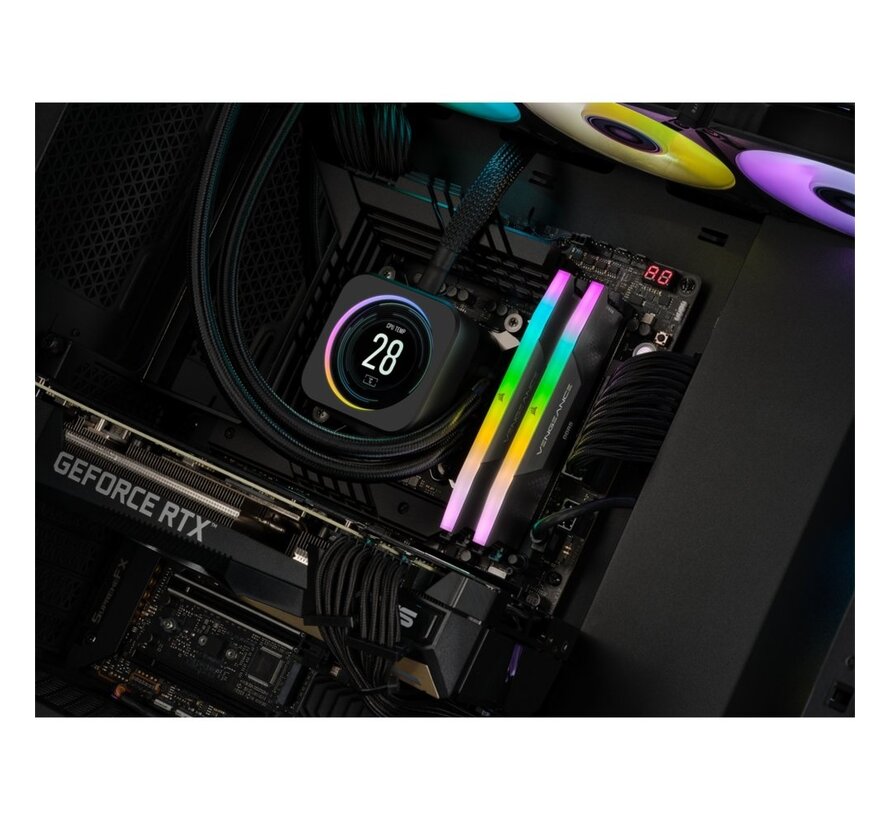 Vengeance RGB | 32GB 2x16GB | DDR5 | 6000MHz | CL36 | DIMM | Geheugenmodule | RAM