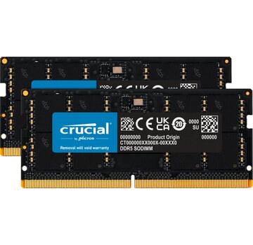 Crucial | 64GB 2x32GB DDR5 | 4800MHz | SODIMM | CL40 | Geheugenmodule | RAM