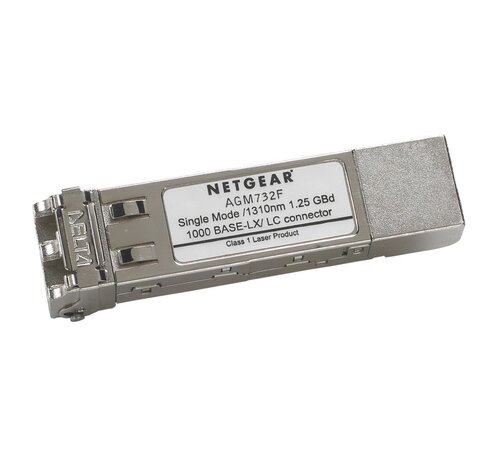 Netgear NETGEAR AGM732F | SFP Transceiver Module | 1,25 Gbps | Single-mode | 1310 nm | LC Duplex | 10 km