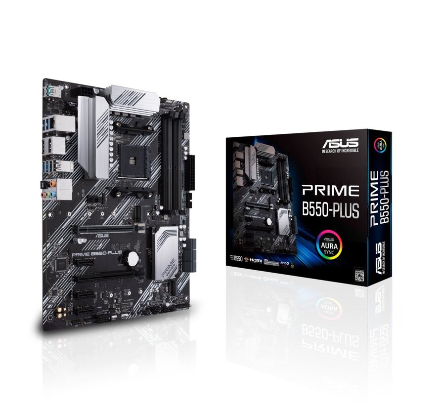 ASUS PRIME B550-PLUS | Socket AM4 | AMD B550 | 4xDDR4 | ATX | Moederbord