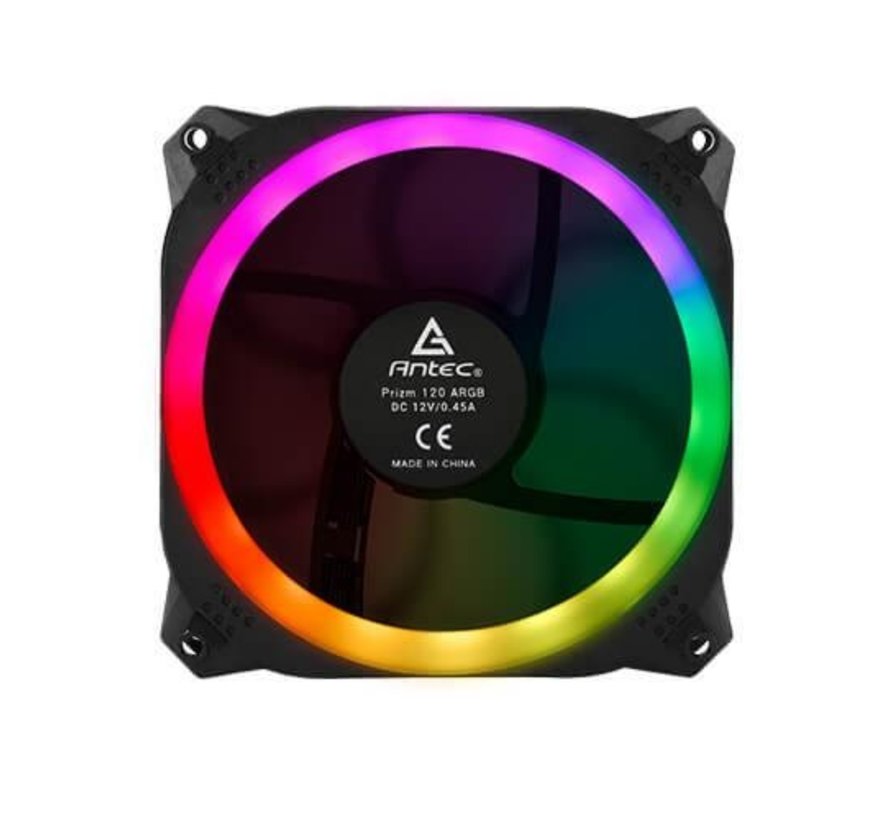 Prizm 120 ARGB 3+2+C Computer behuizing Ventilator 12 cm Zwart, Wit/ RGB