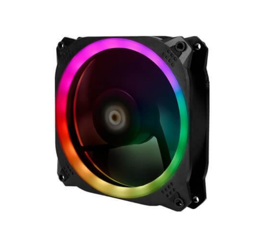 Prizm 120 ARGB 3+2+C Computer behuizing Ventilator 12 cm Zwart, Wit/ RGB