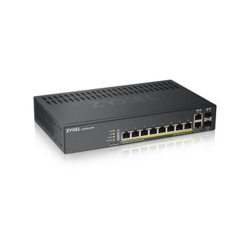 ZyXEL Zyxel GS1920-8HPV2 | Managed Switch | Gigabit Ethernet (10/100/1000) | Power over Ethernet (PoE) | Zwart