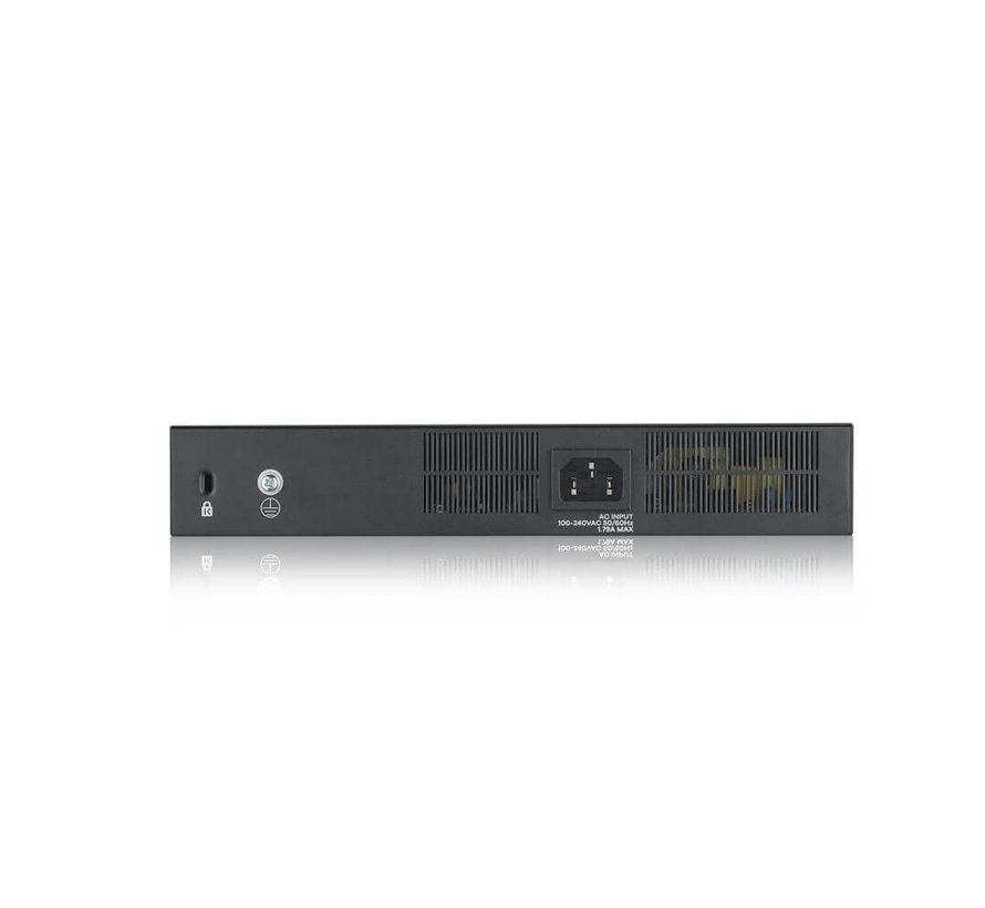 Zyxel GS1920-8HPV2 | Managed Switch | Gigabit Ethernet (10/100/1000) | Power over Ethernet (PoE) | Zwart