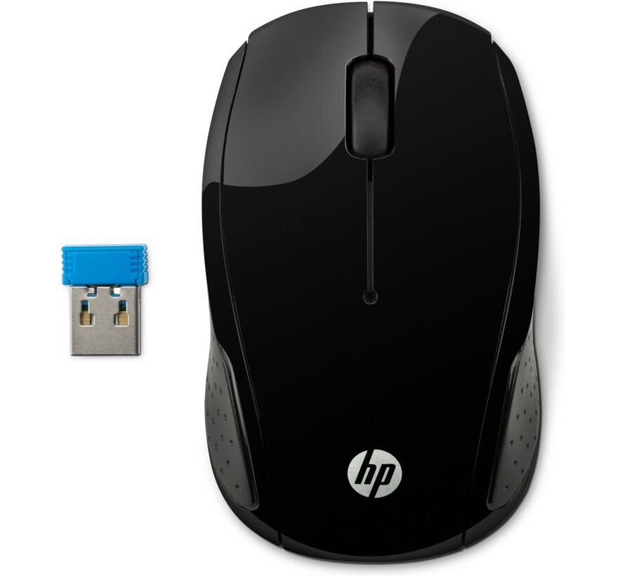 HP 200 Draadloze Muis - Zwart