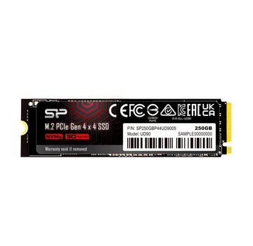 Silicon Power UD90 | 250GB NVMe SSD | M.2 Gen4 | 4.800MB/s Lezen | 4.200MB/s Schrijven