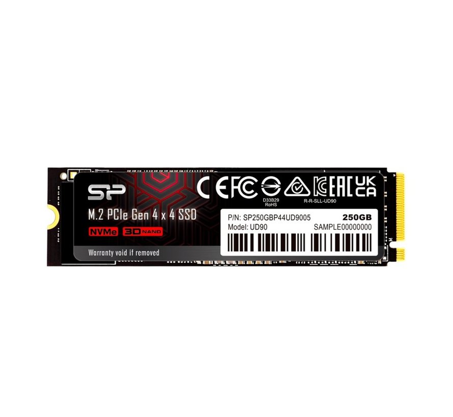 UD90 | 250GB NVMe SSD | M.2 Gen4 | 4.800MB/s Lezen | 4.200MB/s Schrijven