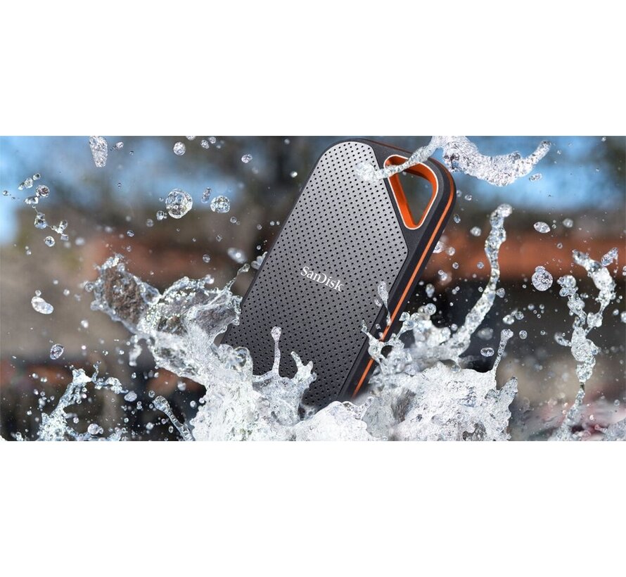 SanDisk Extreme PRO Portable | Externe SSD | 2000GB | USB 3.2 | Zwart | Compact & Robuust