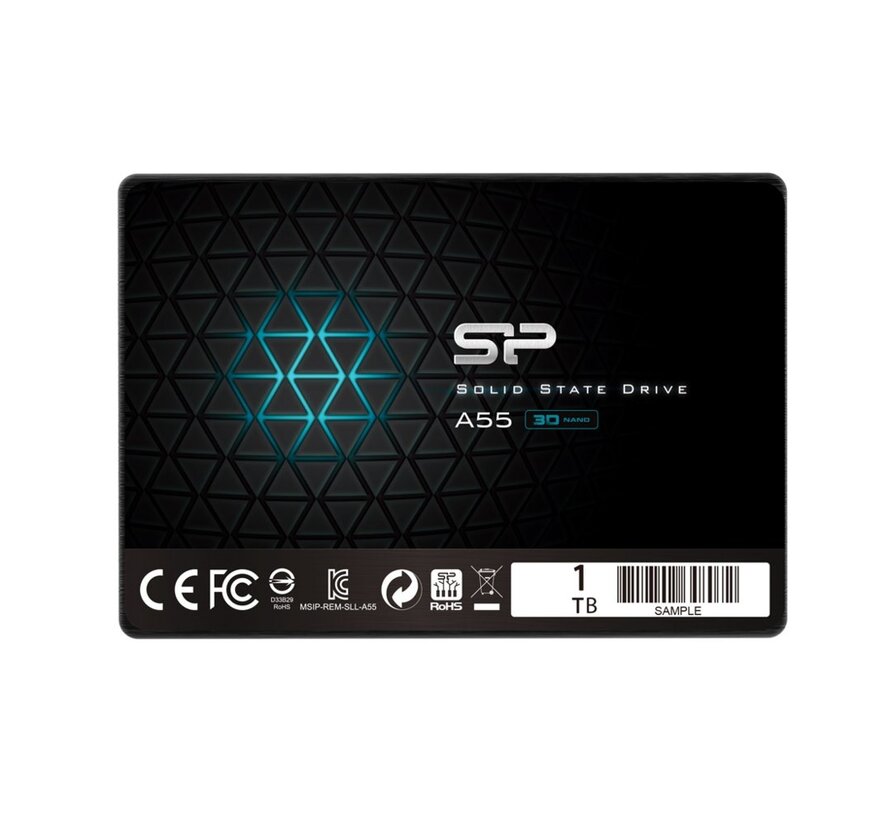 A55 | 4TB SATA SSD | 2.5'' | 500MB/s Lezen | 450MB/s Schrijven