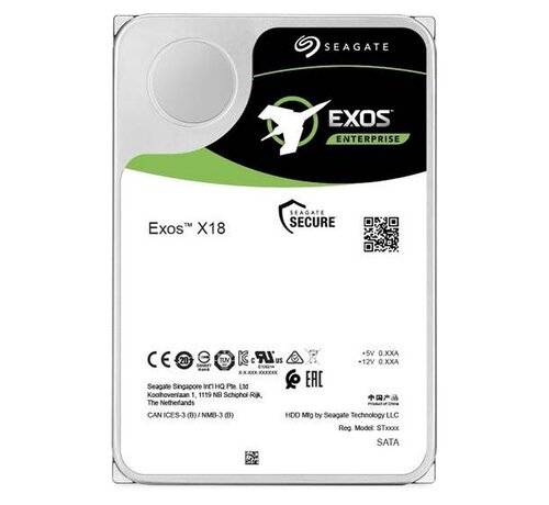 Seagate Exos X18 Enterprise HDD 3.5" | 16TB SATA III | 7200RPM