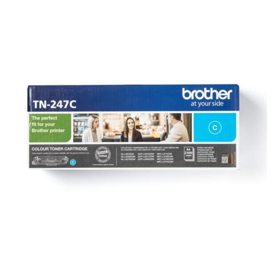 TN-247C tonercartridge 1 stuk(s) Origineel Cyaan