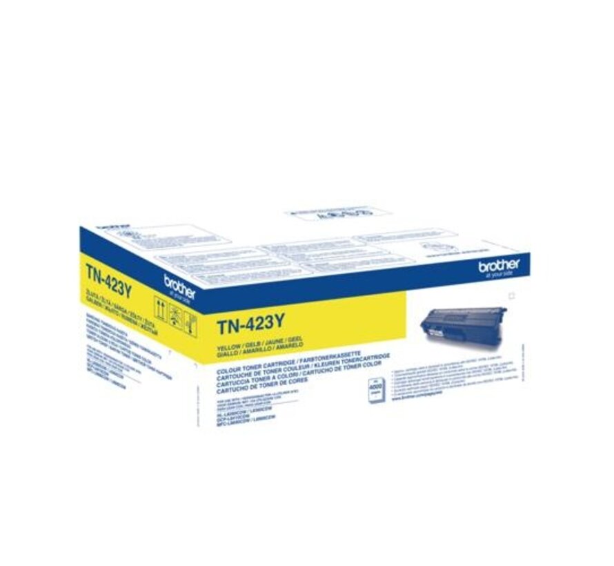 TN-423Y | Tonercartridge | Origineel | Geel | 1 stuk
