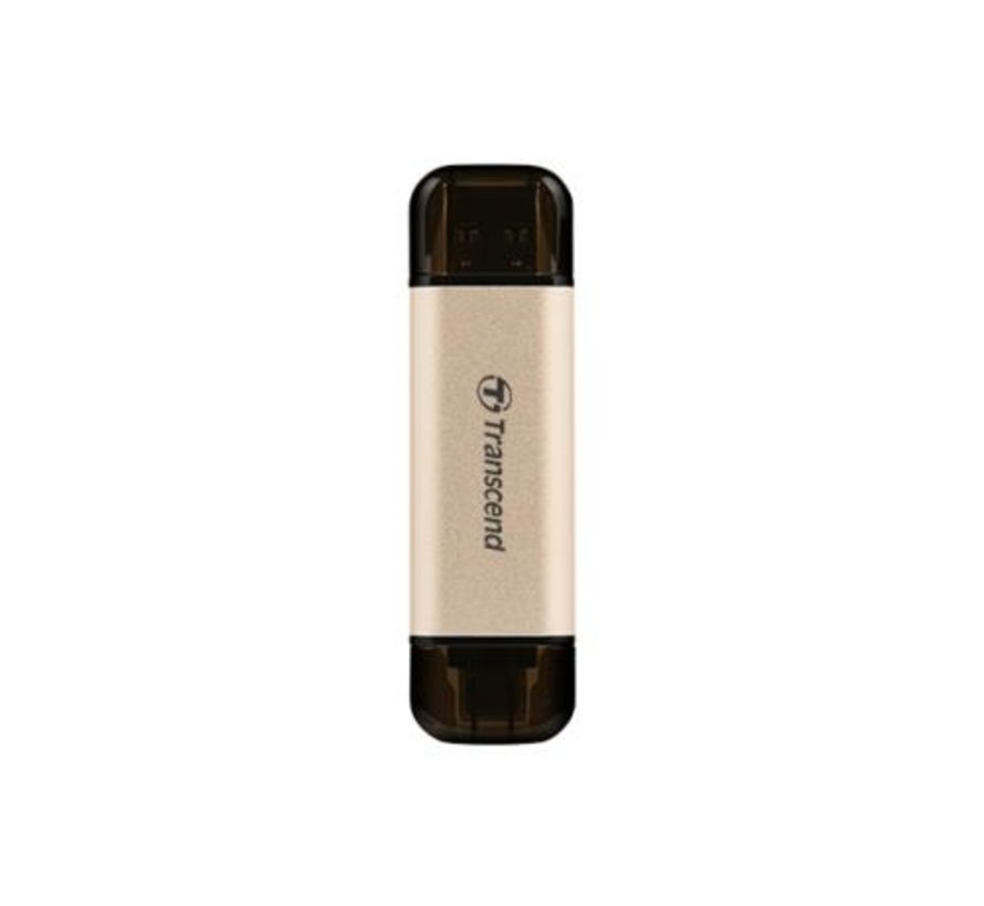 JetFlash 930C USB flash drive 128 GB USB Type-A / USB Type-C 3.2 Gen 1 (3.1 Gen 1) Goud