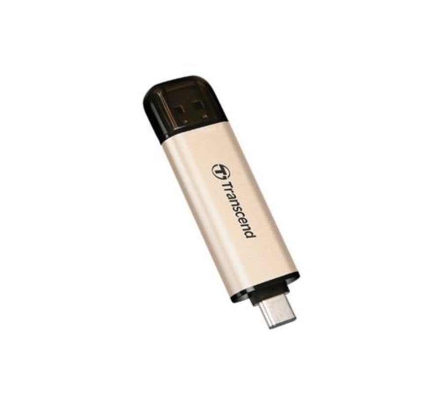 JetFlash 930C USB flash drive 128 GB USB Type-A / USB Type-C 3.2 Gen 1 (3.1 Gen 1) Goud