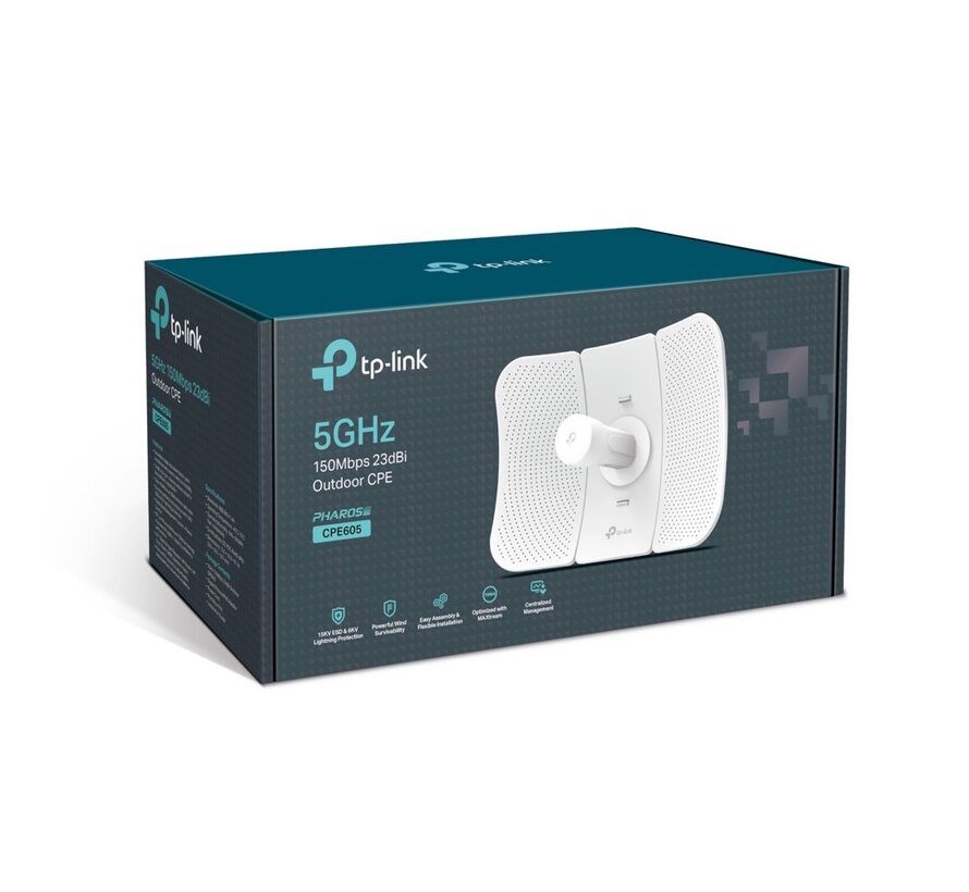 CPE605 | Richtantenne | 23 dBi | Outdoor | 5 GHz | 15 km Bereik