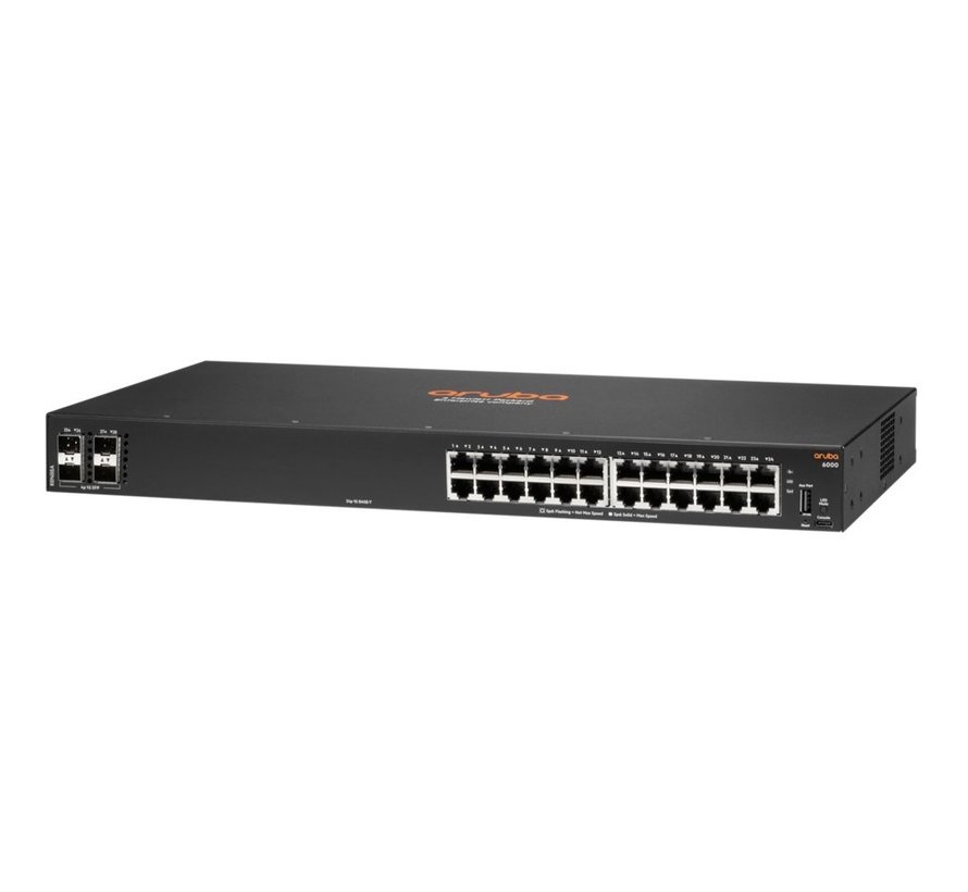Enterprise Aruba 6000 24G 4SFP | Managed L3 Switch | Gigabit Ethernet (10/100/1000) | 1U