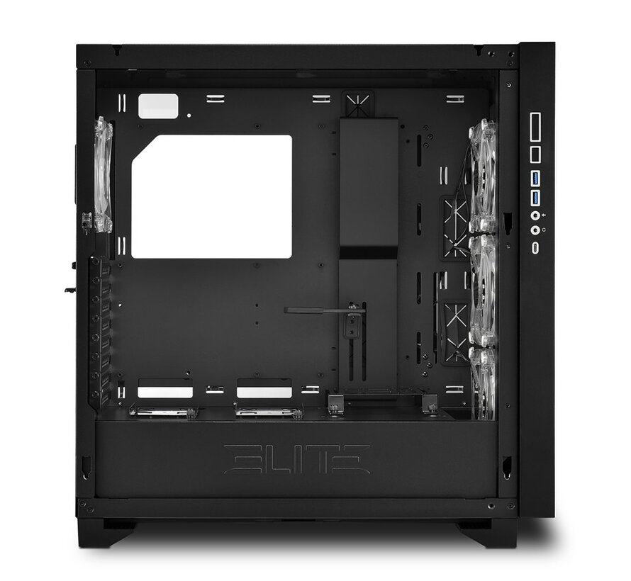 Elite Shark CA300T RGB | Tower Case | Zwart