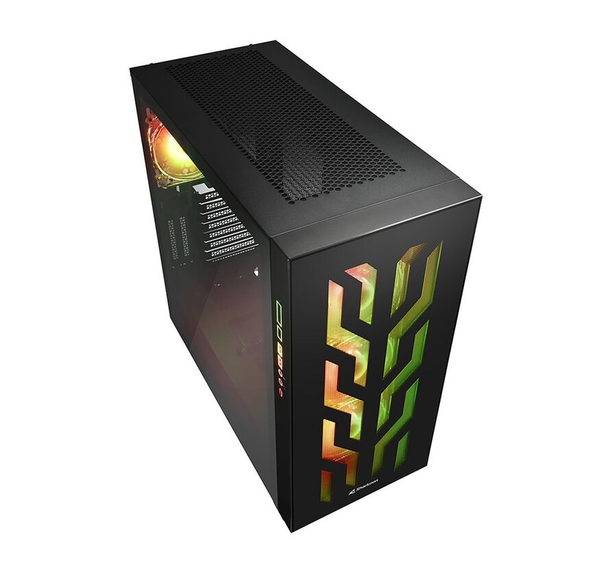 Elite Shark CA300T RGB | Tower Case | Zwart
