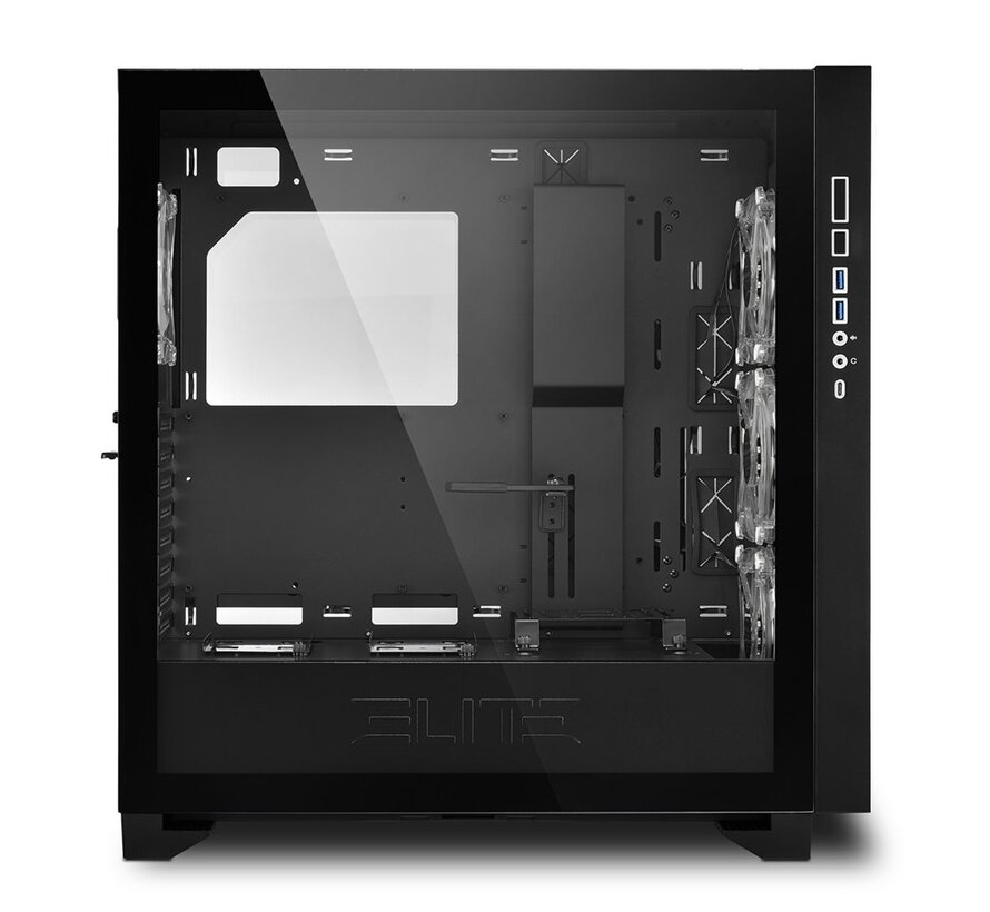 Elite Shark CA300T RGB | Tower Case | Zwart