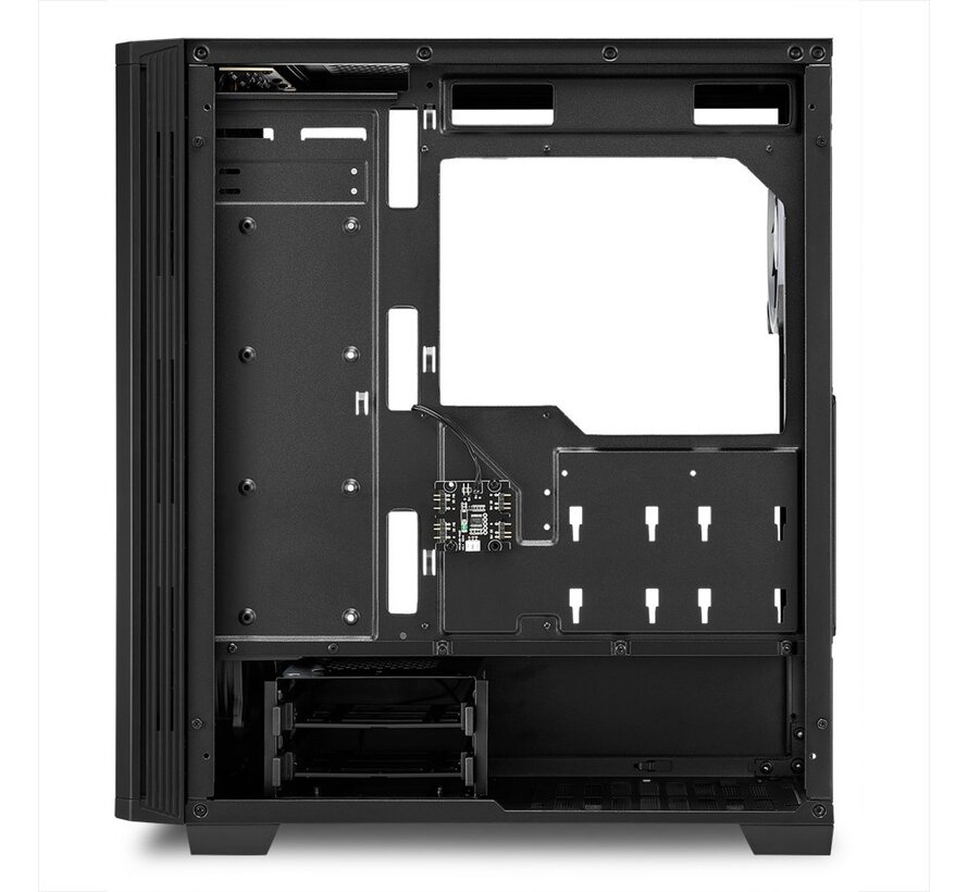 RGB LIT 100 | Midi Tower Case | Zwart