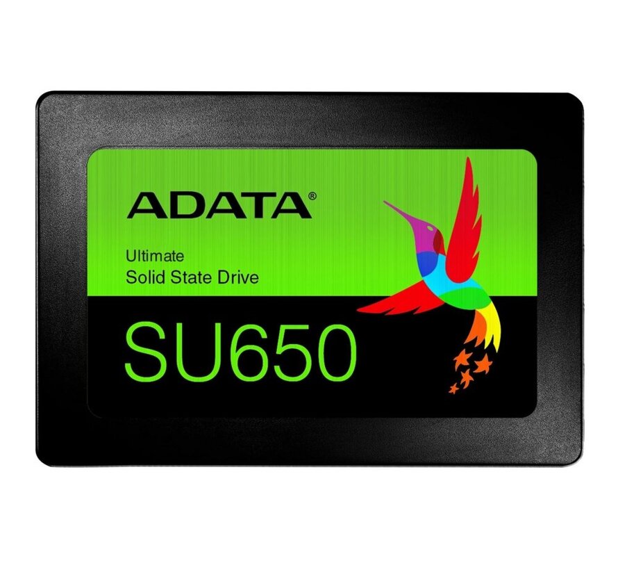 ADATA SU650 | 480GB SATA SSD | 2.5'' | 500MB/s Lezen | 440MB/s Schrijven