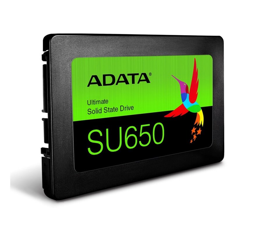 ADATA SU650 | 480GB SATA SSD | 2.5'' | 500MB/s Lezen | 440MB/s Schrijven